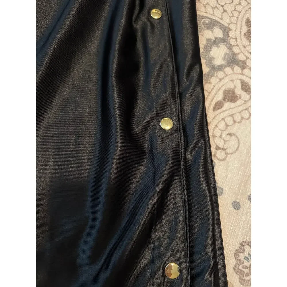 Reebok Men's Size S BB Gold Snap Pant Tear-Away Basketball Pants Black NWT $70